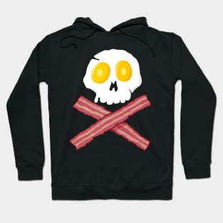 Eggs Skull Crossbones Hoodie